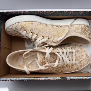 Keds Gold and Cream Classic Sneakers